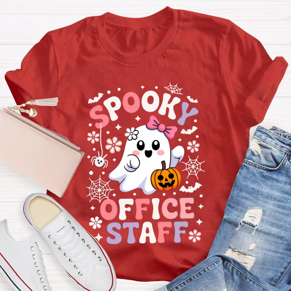 Spooky Office Staff Halloween T-shirt