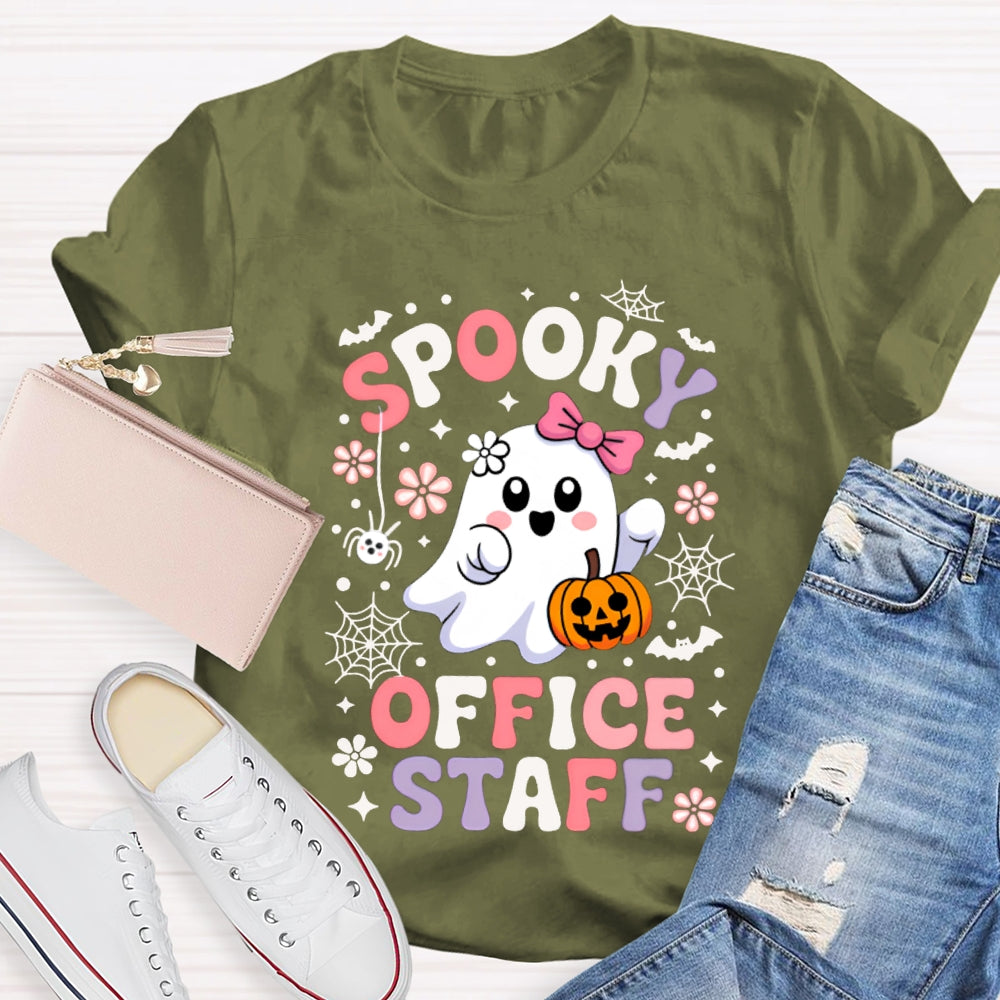 Spooky Office Staff Halloween T-shirt