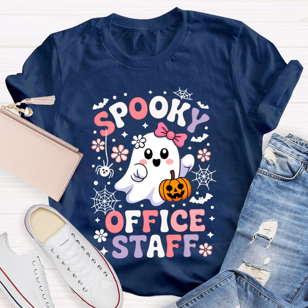 Spooky Office Staff Halloween T-shirt