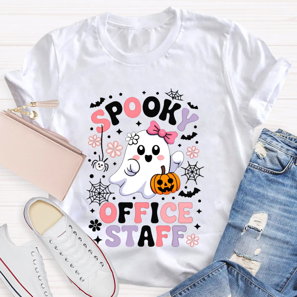Spooky Office Staff Halloween T-shirt