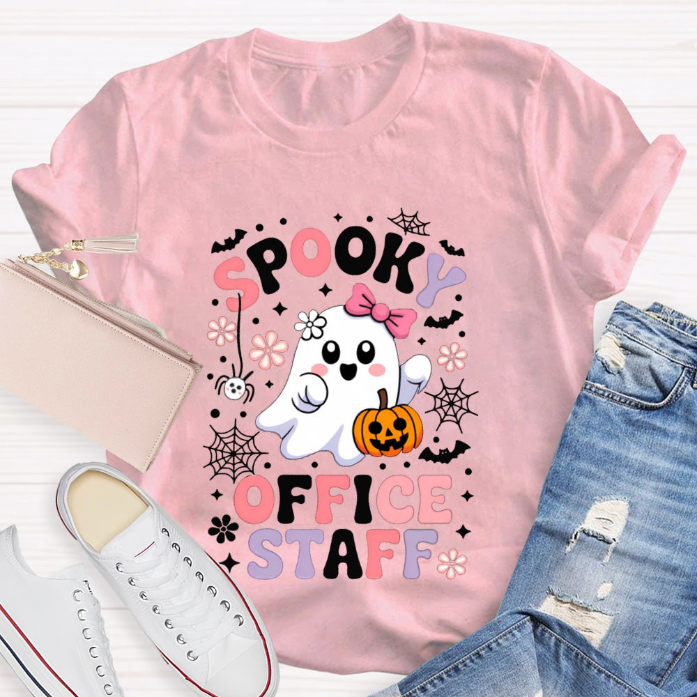 Spooky Office Staff Halloween T-shirt