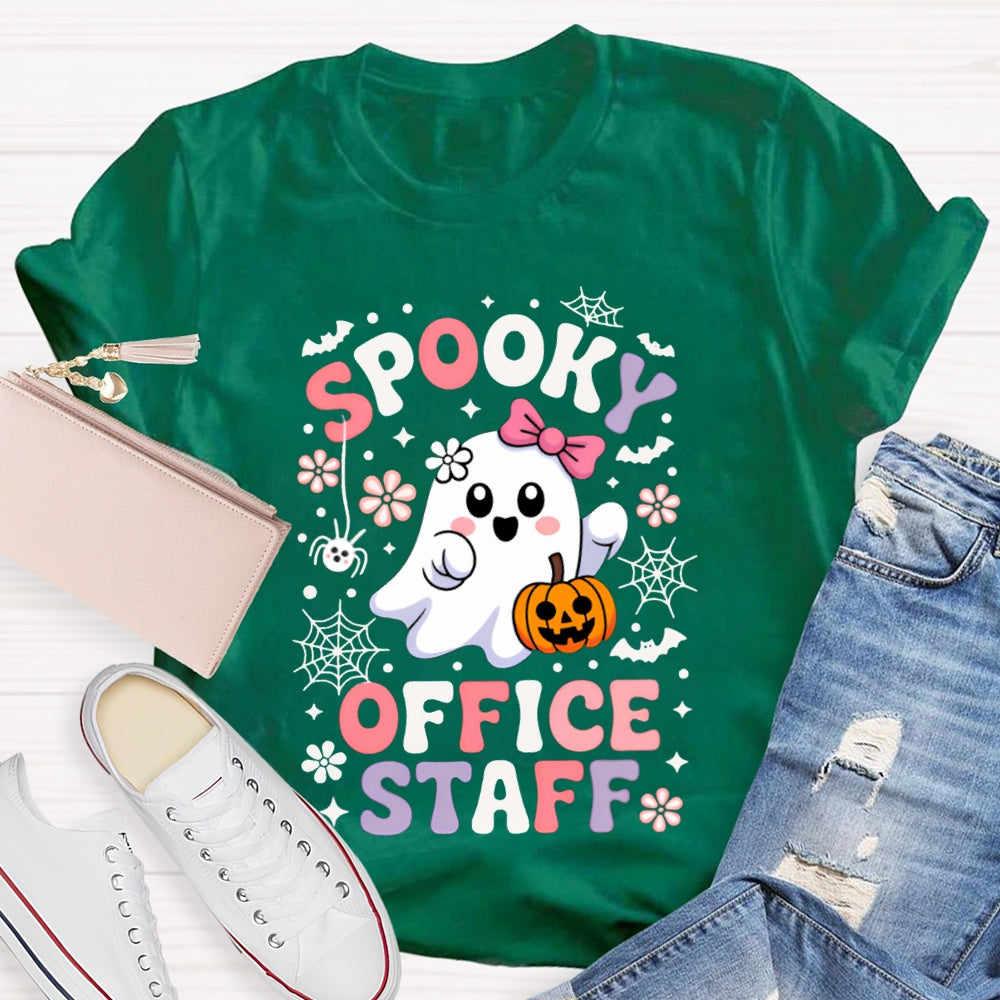 Spooky Office Staff Halloween T-shirt