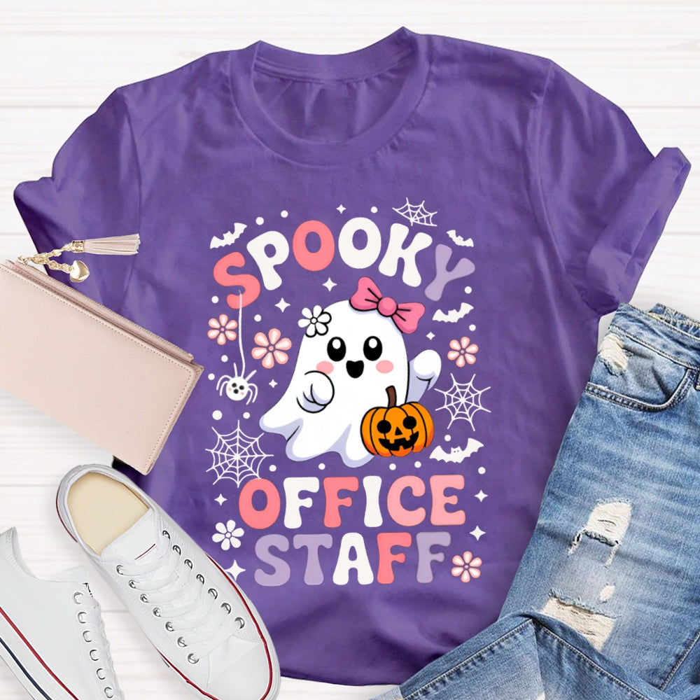Spooky Office Staff Halloween T-shirt