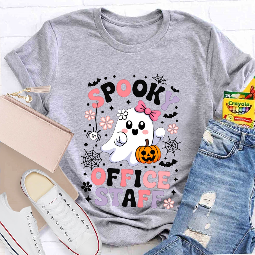 Spooky Office Staff Halloween T-shirt