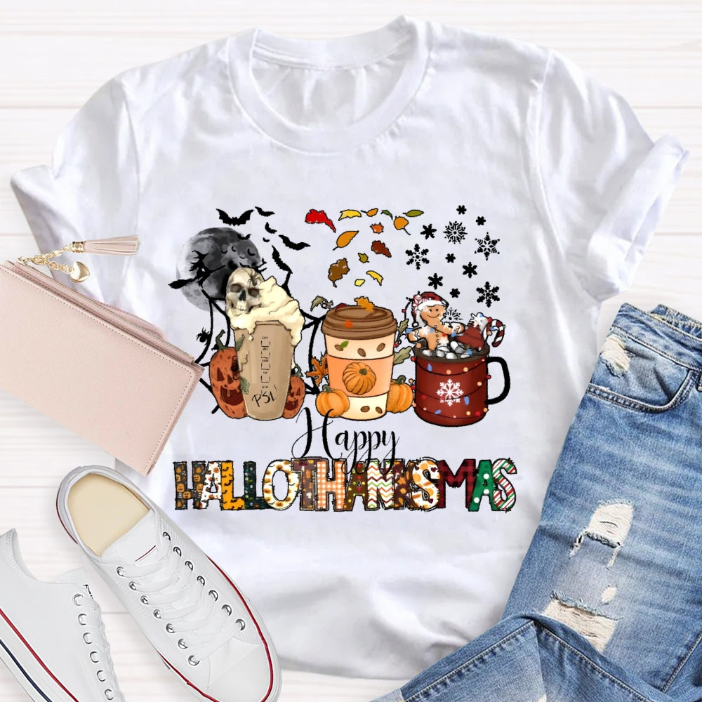 Happy Hallothanksmas Pumpkin T-shirt