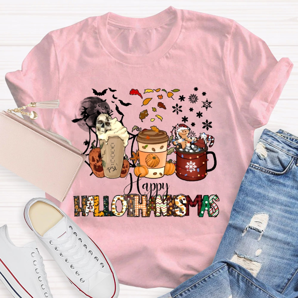 Happy Hallothanksmas Pumpkin T-shirt