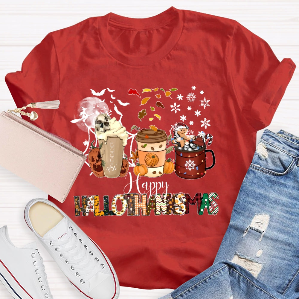 Happy Hallothanksmas Pumpkin T-shirt