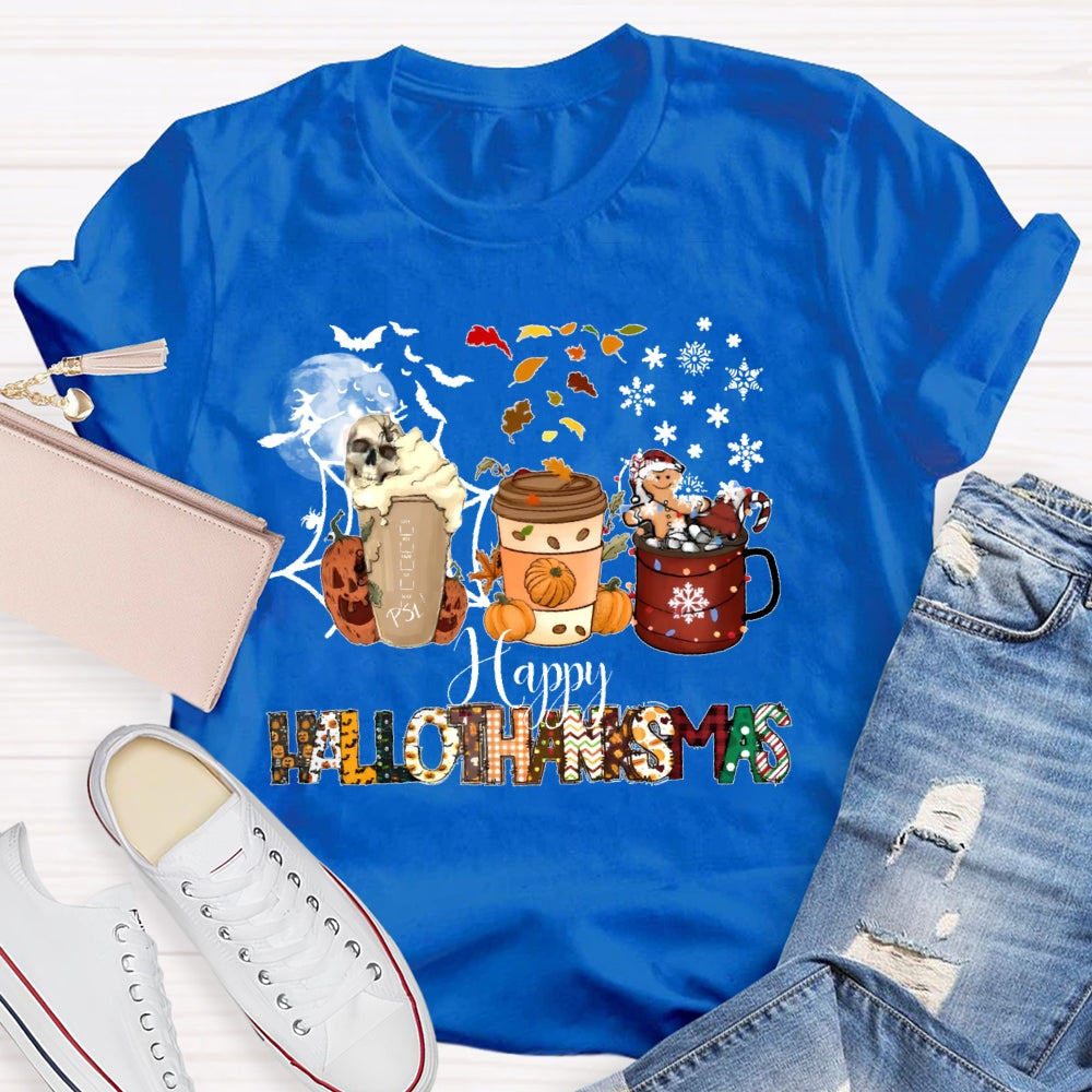 Happy Hallothanksmas Pumpkin T-shirt