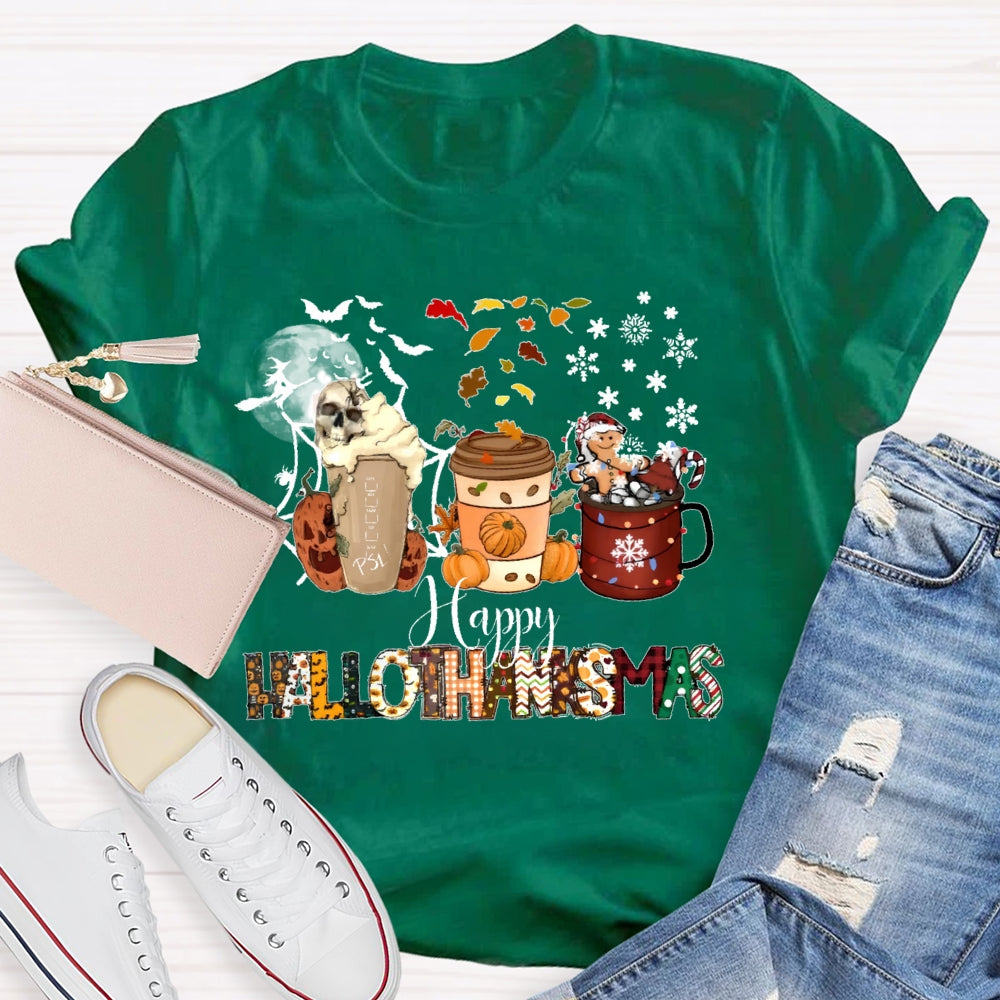 Happy Hallothanksmas Pumpkin T-shirt