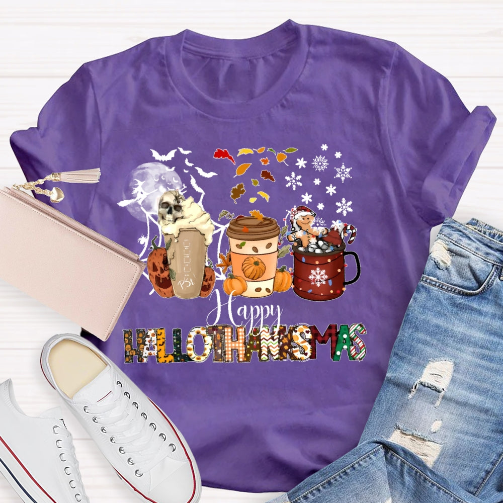 Happy Hallothanksmas Pumpkin T-shirt
