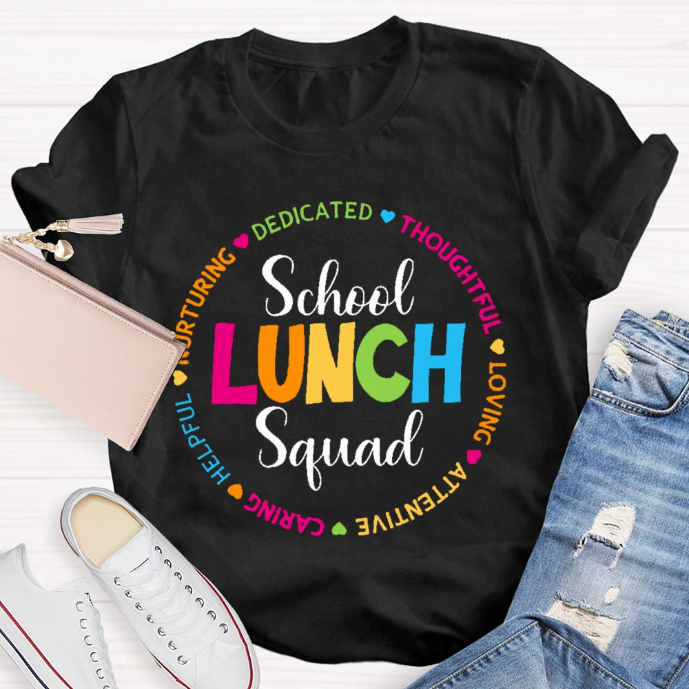 School Lunch Squad Graphic T-shirt