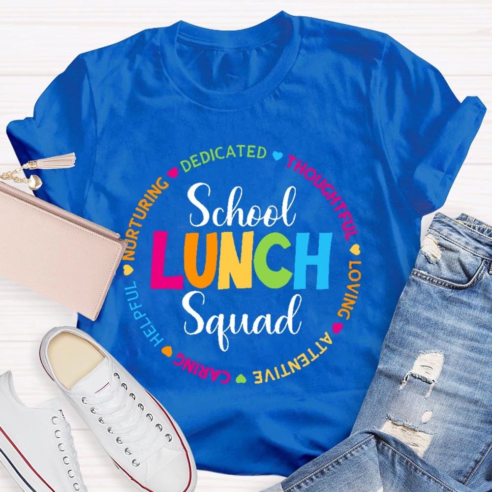 School Lunch Squad Graphic T-shirt