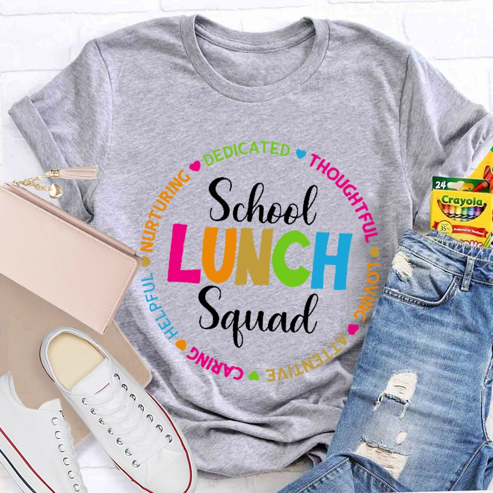 School Lunch Squad Graphic T-shirt
