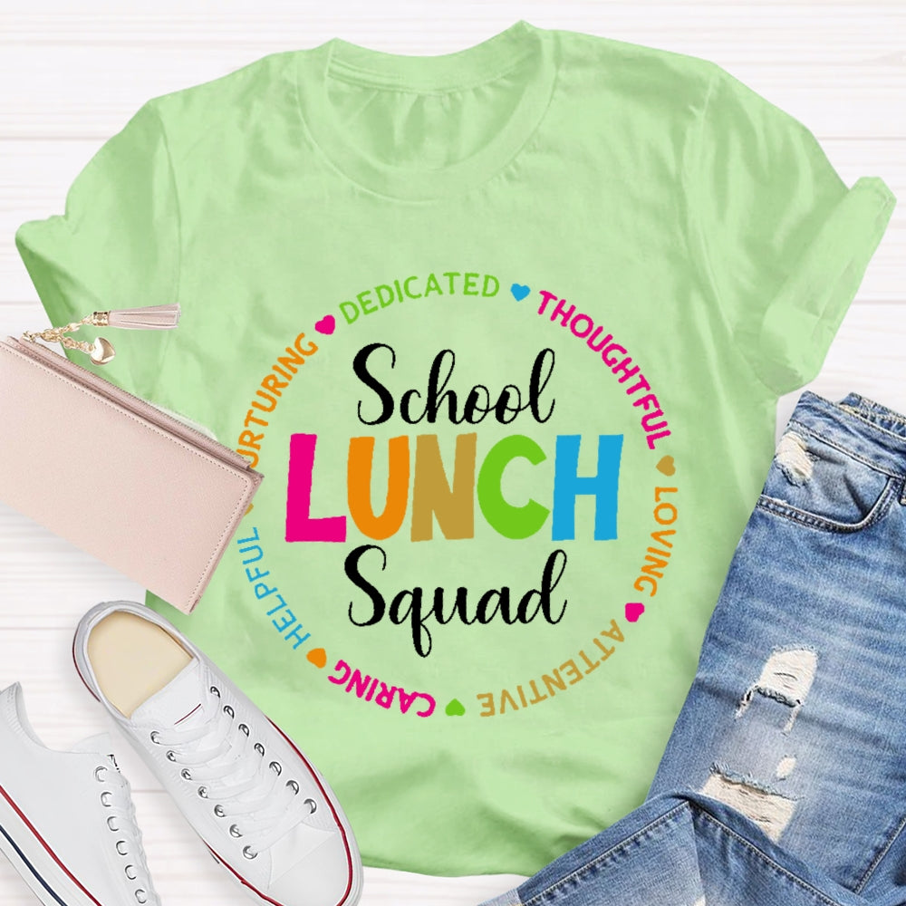 School Lunch Squad Graphic T-shirt