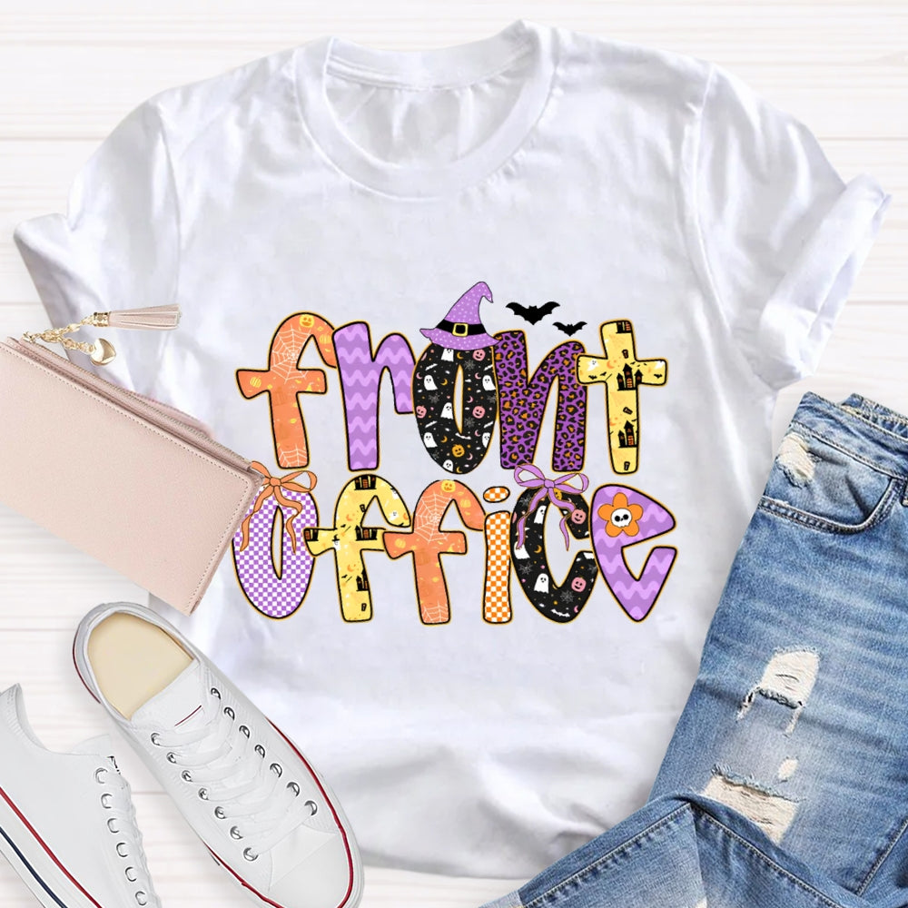 Halloween Design Front Office T-shirt