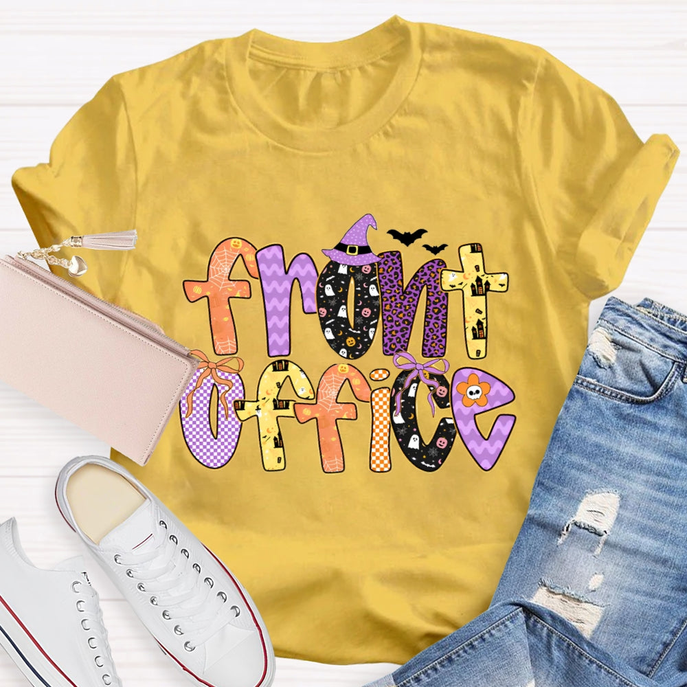 Halloween Design Front Office T-shirt