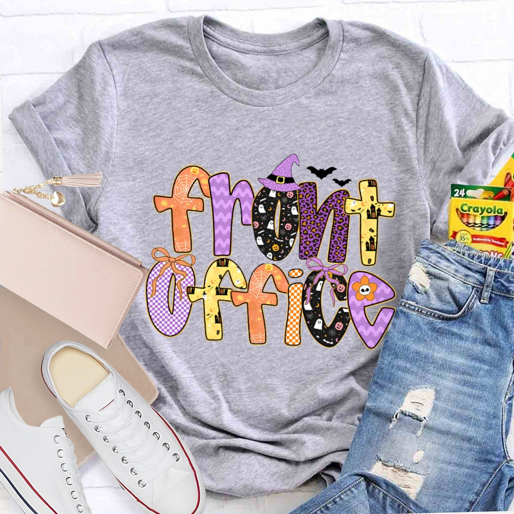 Halloween Design Front Office T-shirt