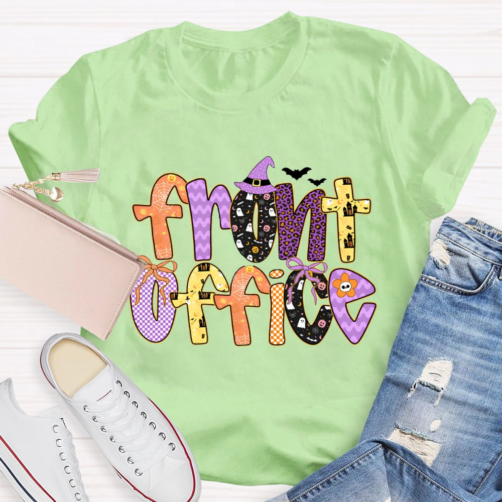 Halloween Design Front Office T-shirt