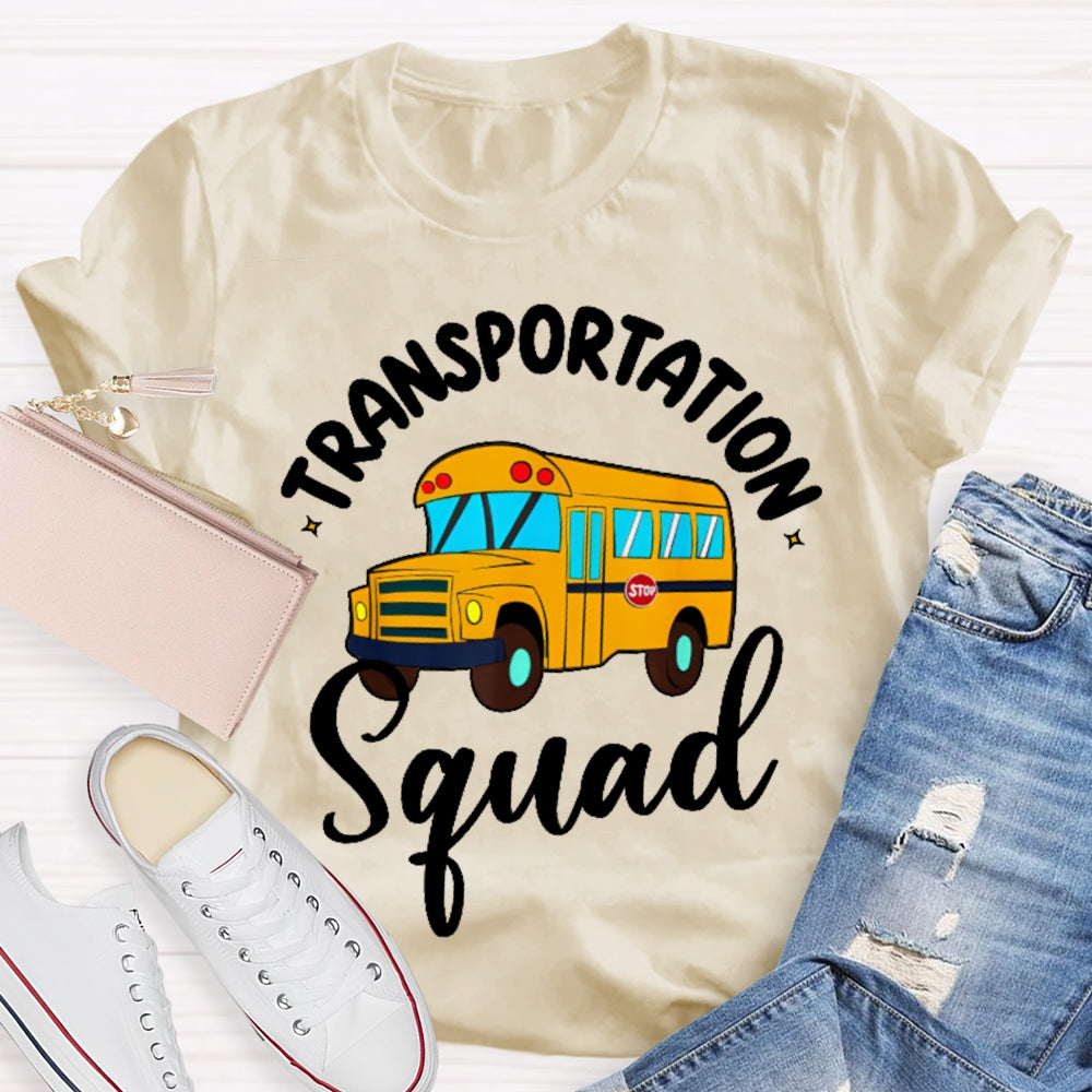Transportation Squad Bus Driver Gift T-shirt