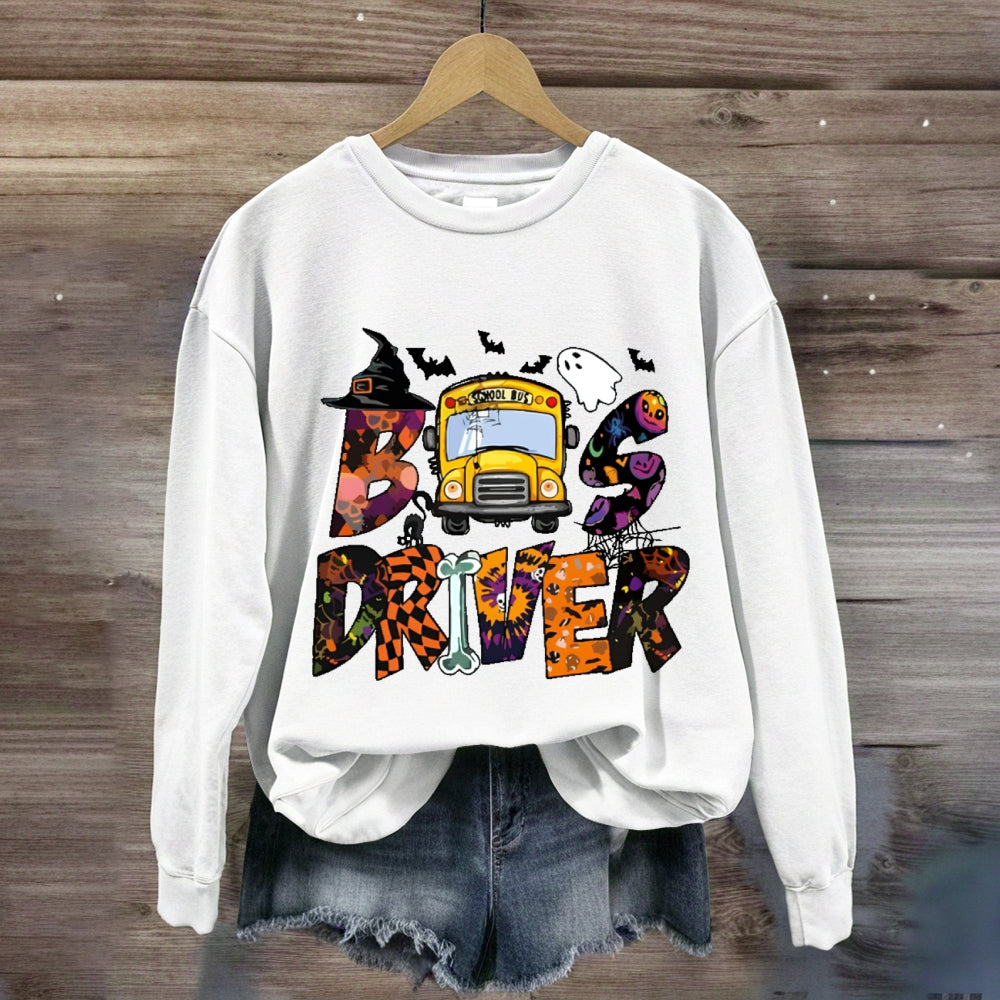 Bus Driver Halloween Cute sweatshirt