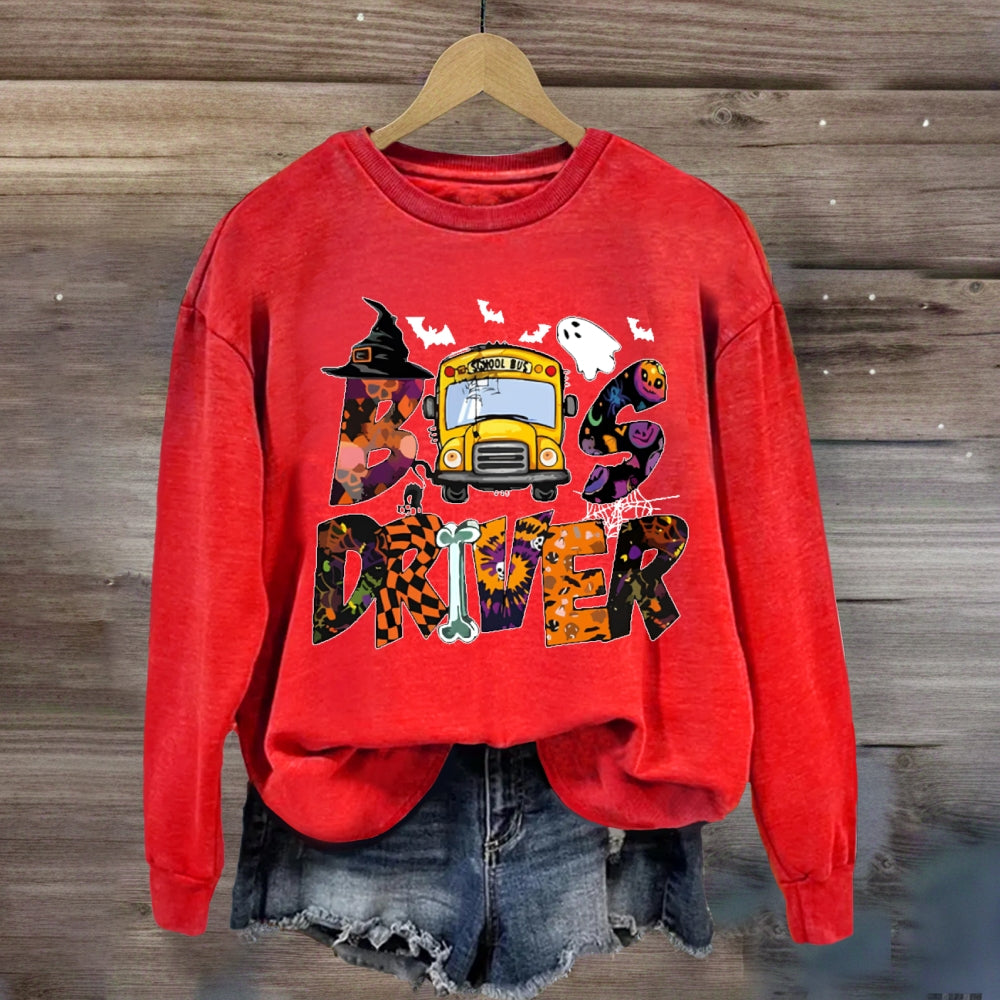 Bus Driver Halloween Cute sweatshirt