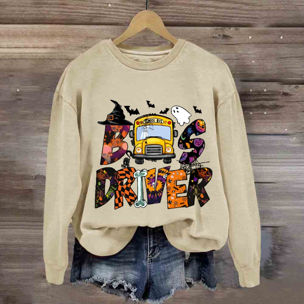 Bus Driver Halloween Cute sweatshirt