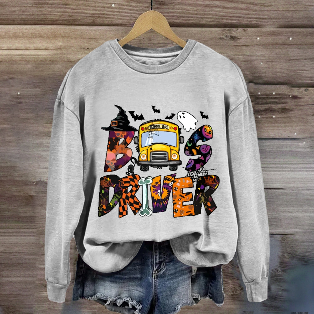 Bus Driver Halloween Cute sweatshirt