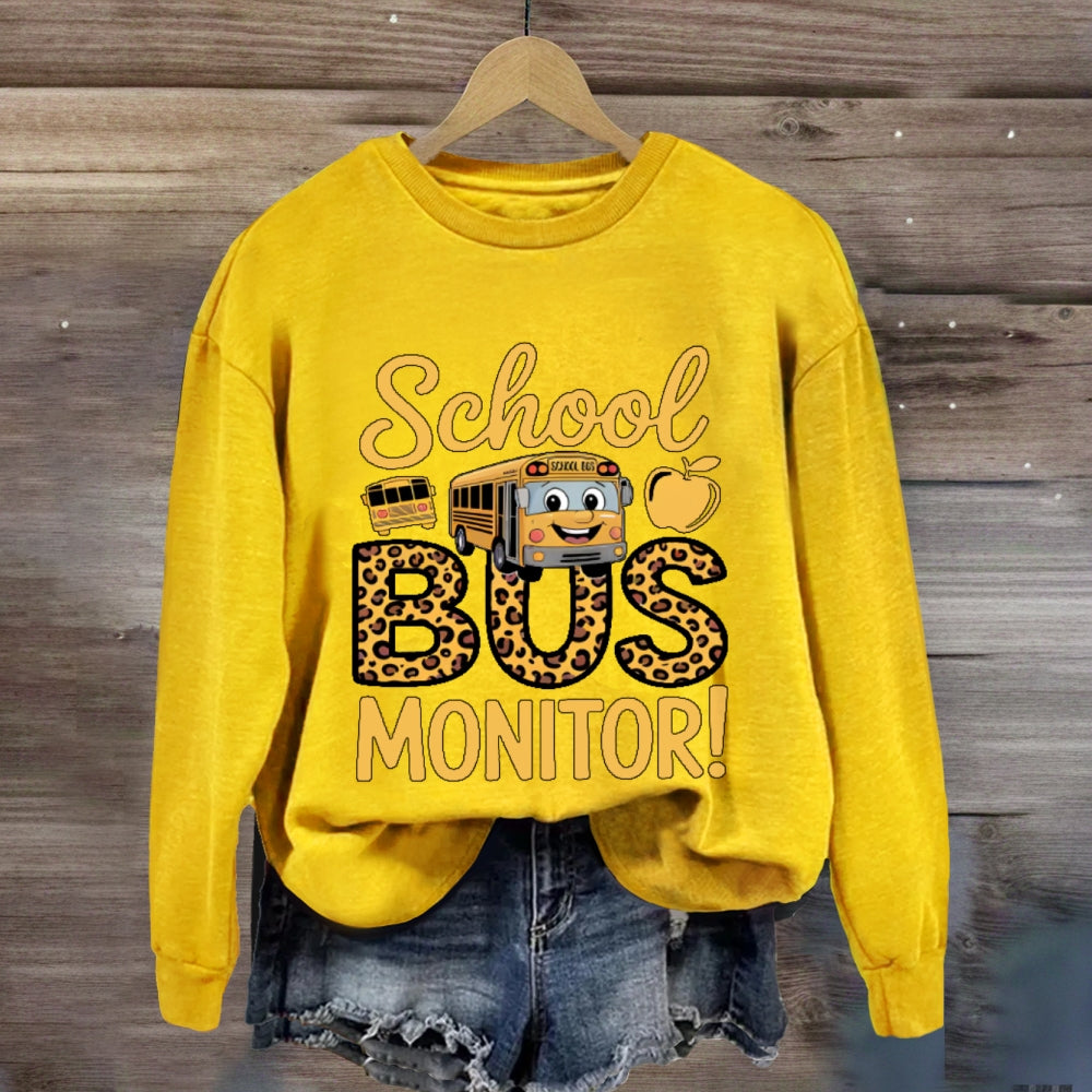 School Bus Monitor Life sweatshirt