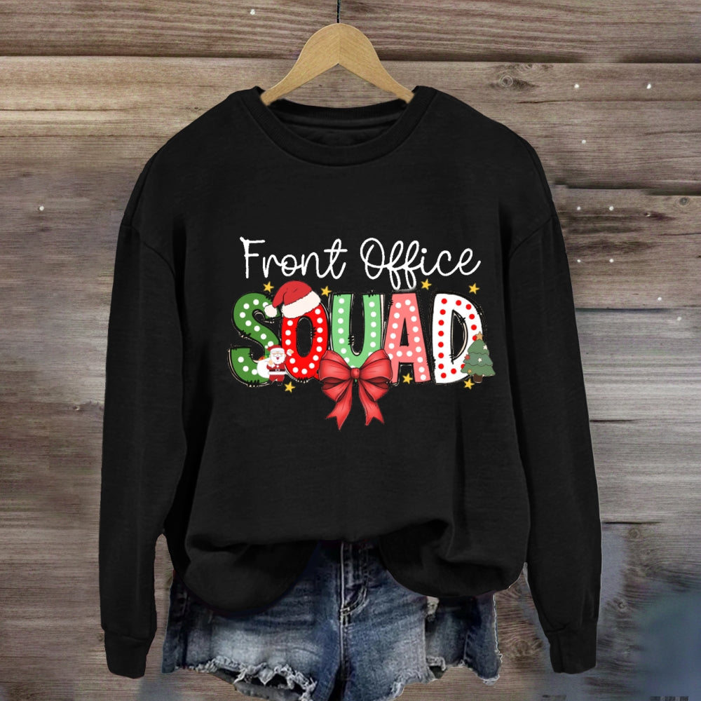 Christmas Front Office Squad Sweatshirt