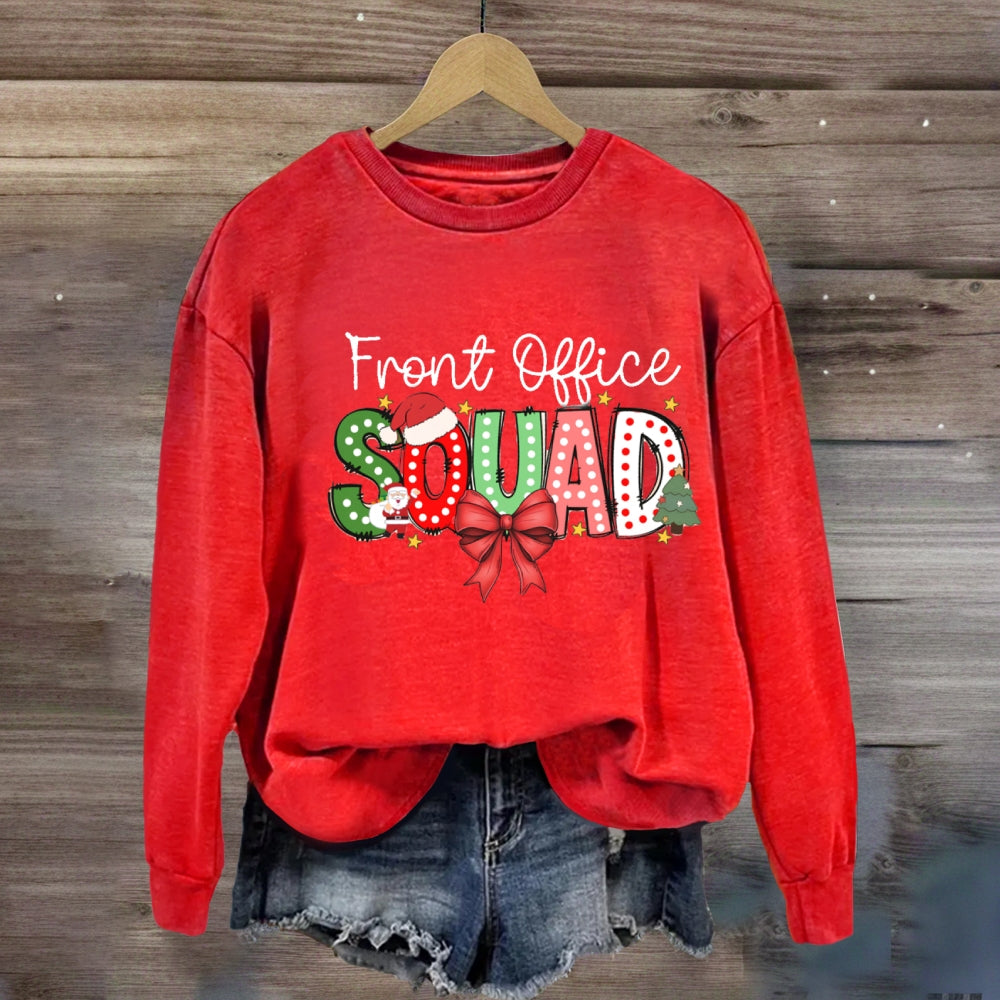 Christmas Front Office Squad Sweatshirt