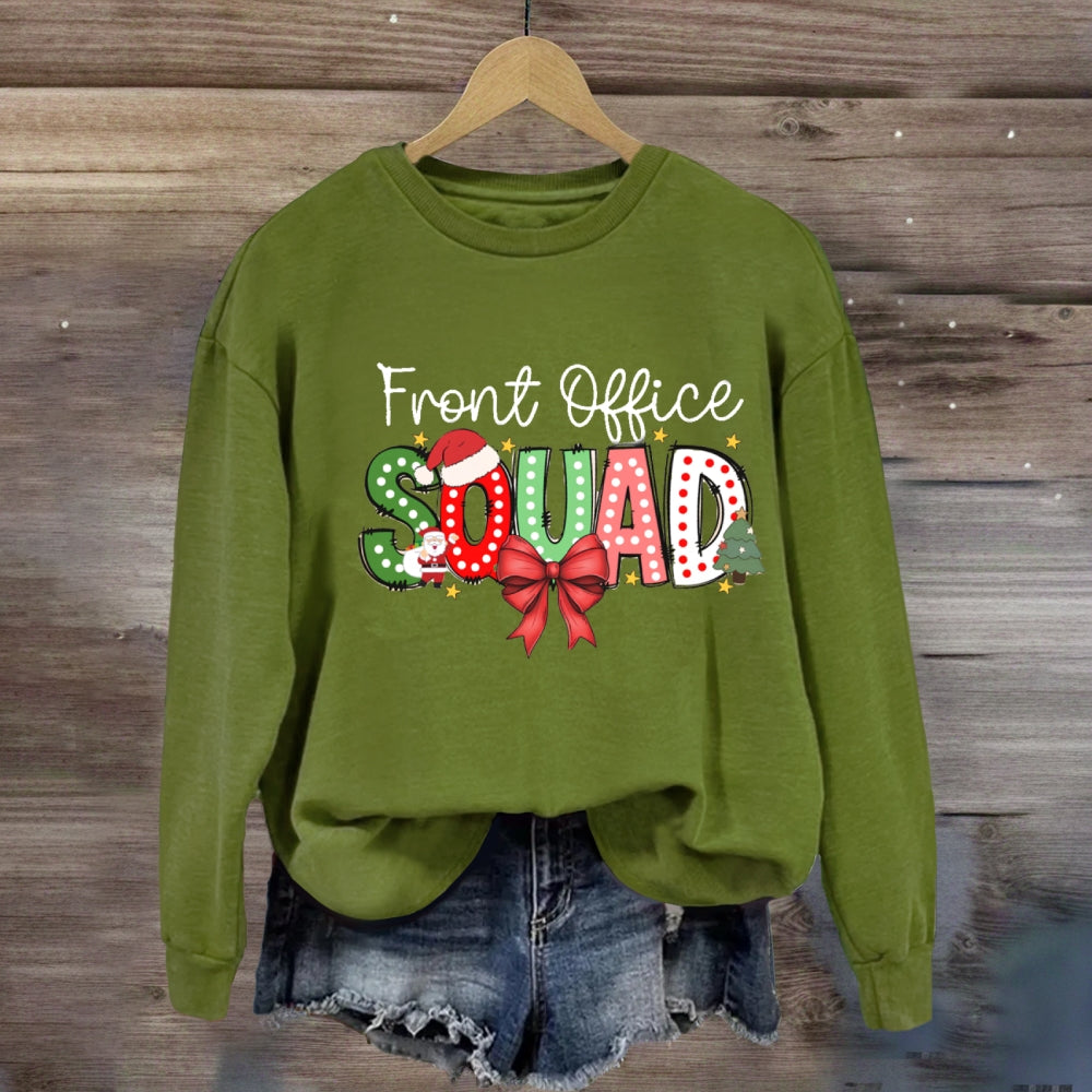 Christmas Front Office Squad Sweatshirt