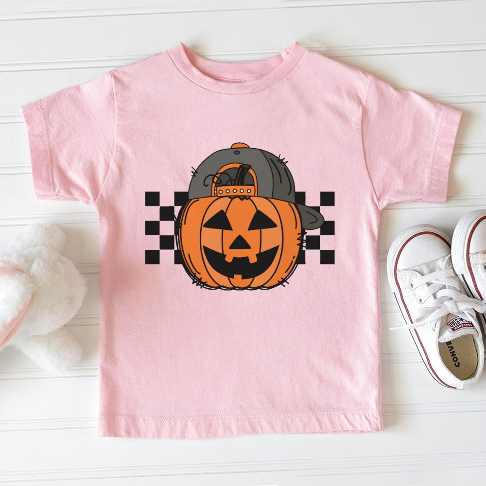 Pumpkin Hat Halloween Toddler T-shirts