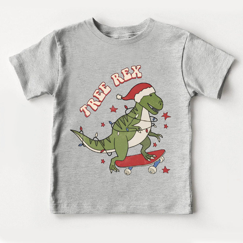 Tree Rex Christmas Toddler T-shirts