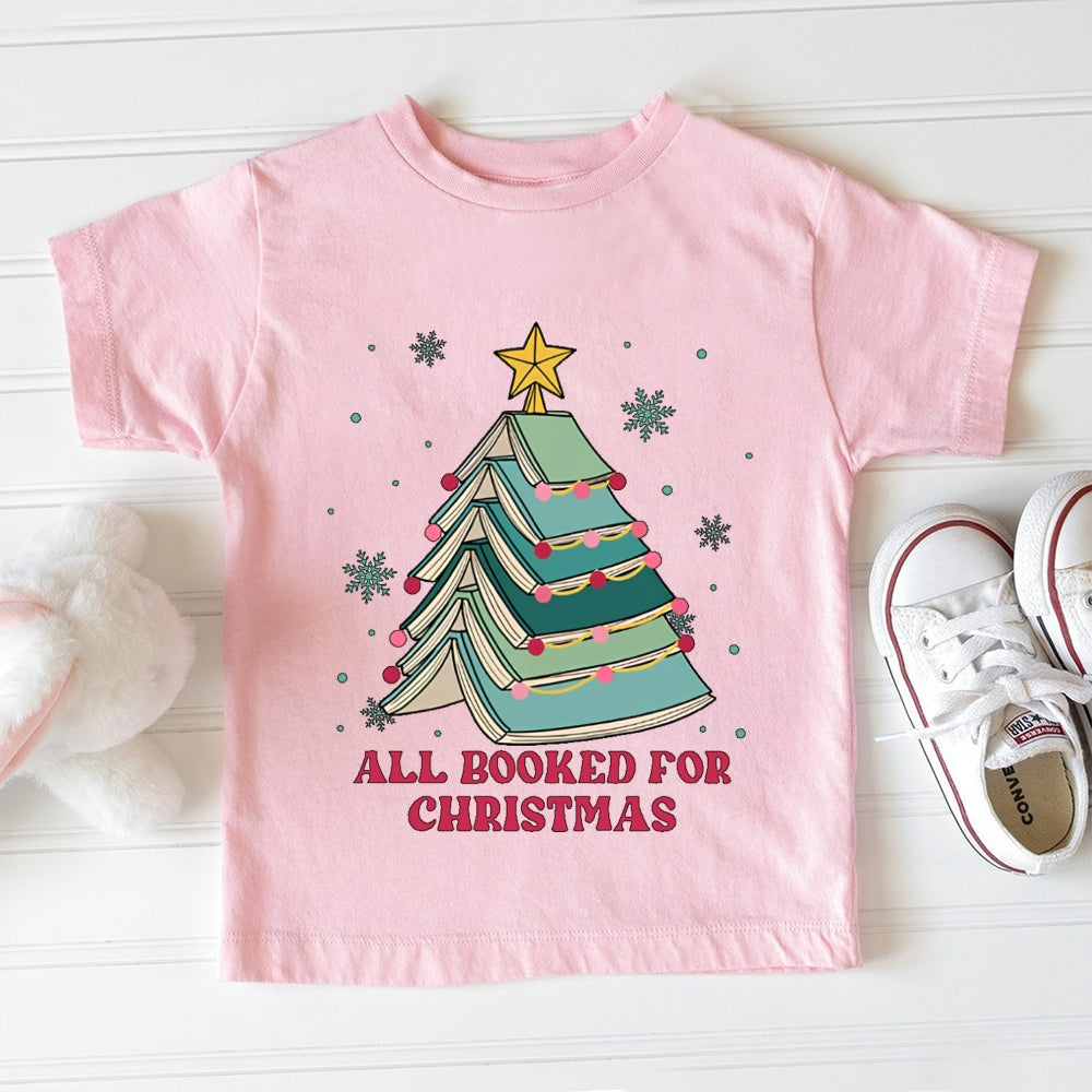 All Booked For Christmas Toddler T-shirts