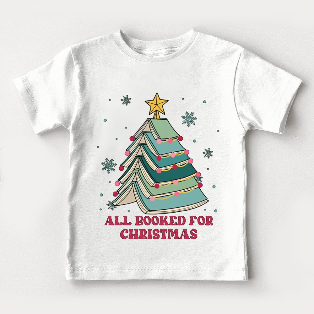 All Booked For Christmas Toddler T-shirts