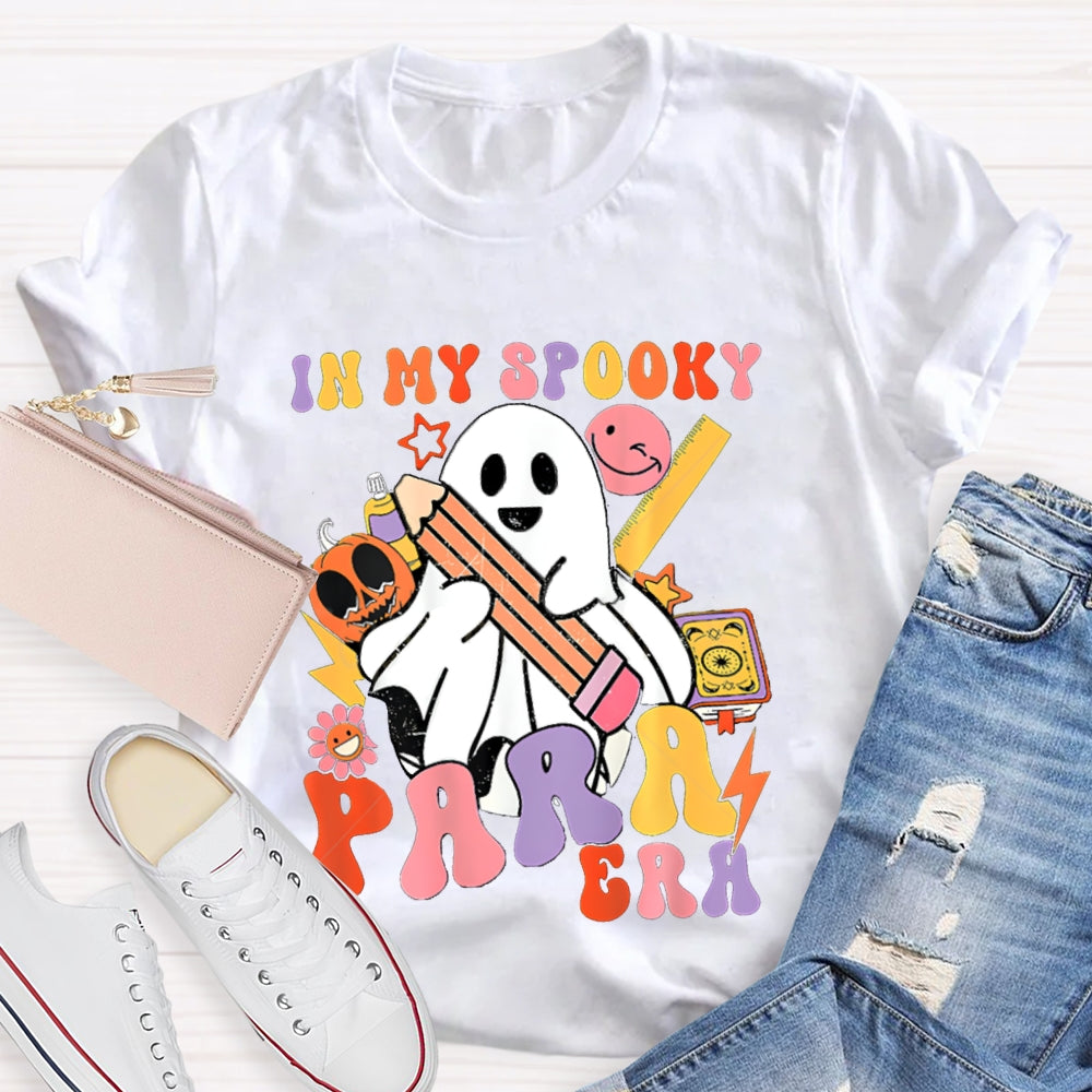 In My Spooky Para Era Little Devil Holding A Pencil T-shirt