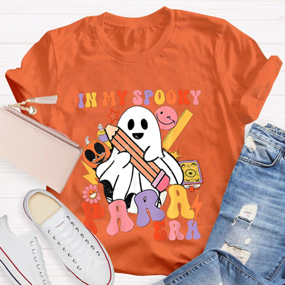 In My Spooky Para Era Little Devil Holding A Pencil T-shirt