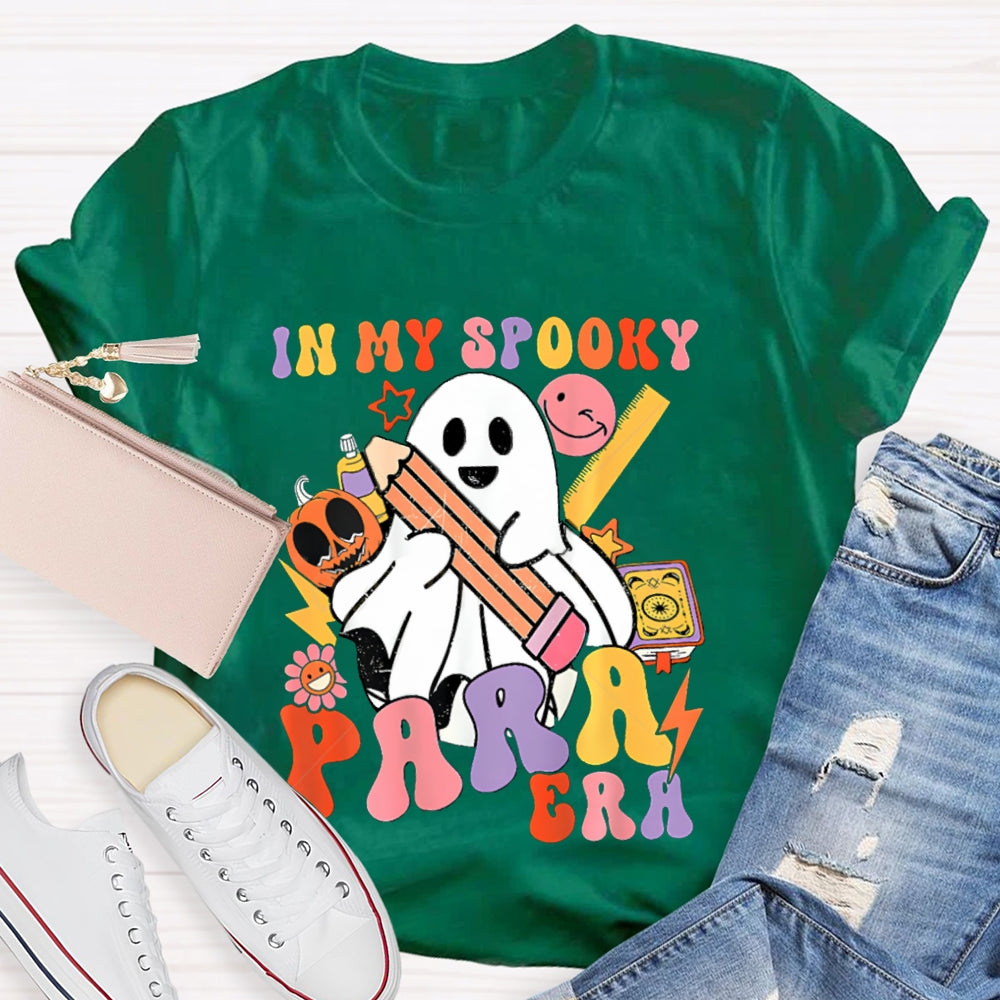 In My Spooky Para Era Little Devil Holding A Pencil T-shirt