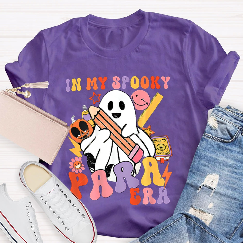 In My Spooky Para Era Little Devil Holding A Pencil T-shirt