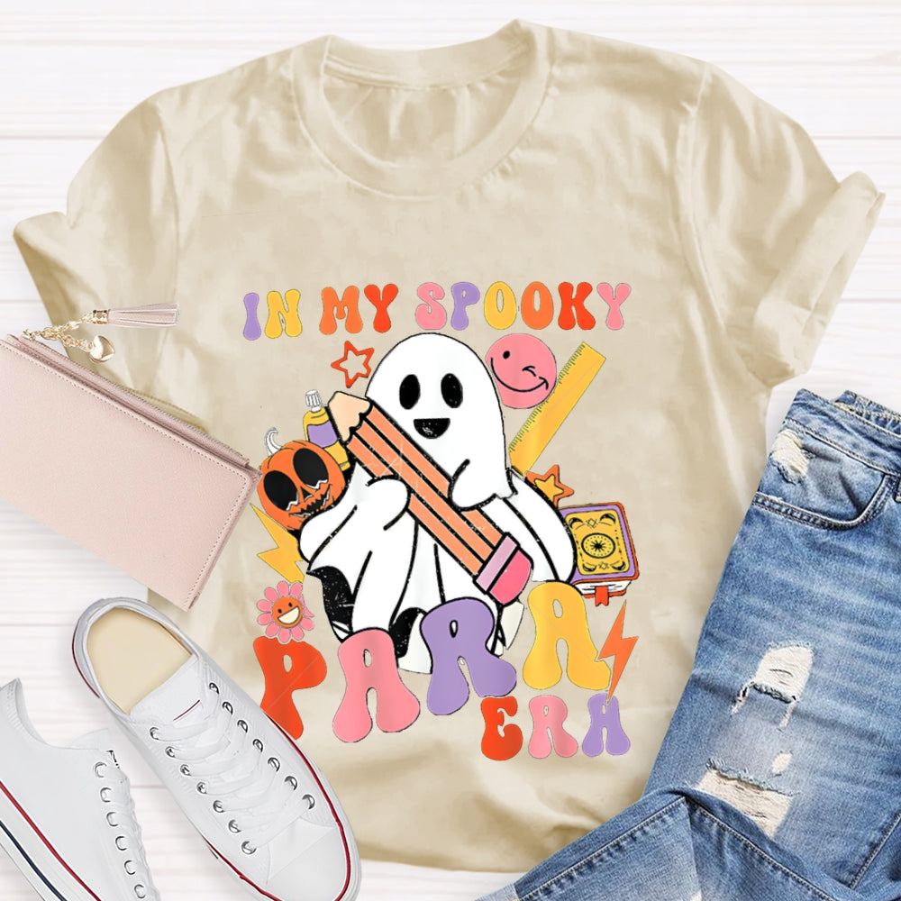 In My Spooky Para Era Little Devil Holding A Pencil T-shirt