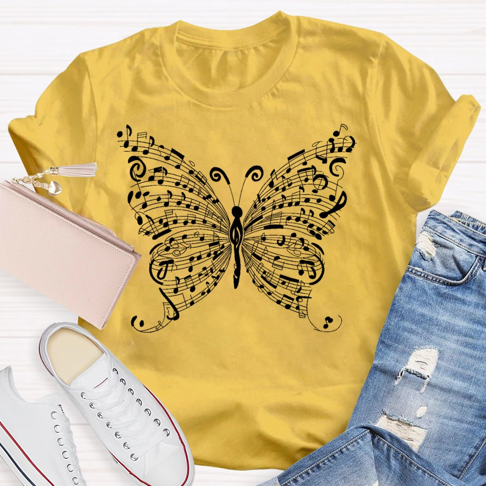 Music Butterfly T-shirt
