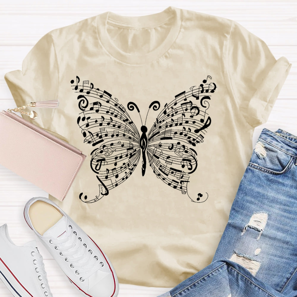 Music Butterfly T-shirt