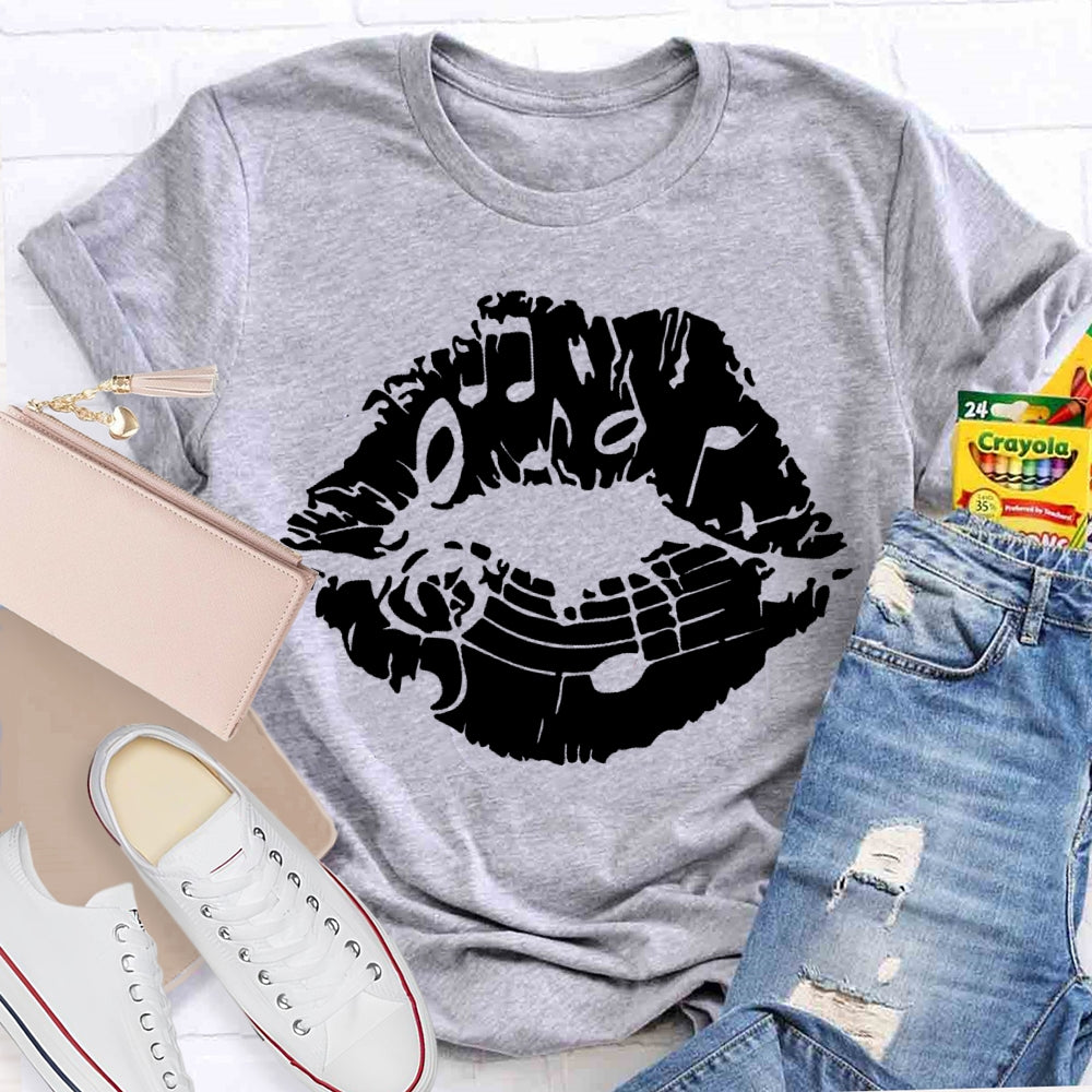 Lip Notes Music T-shirt