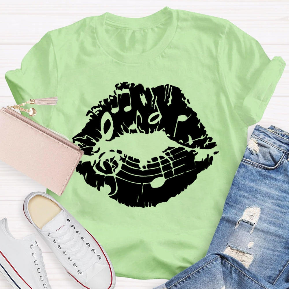 Lip Notes Music T-shirt
