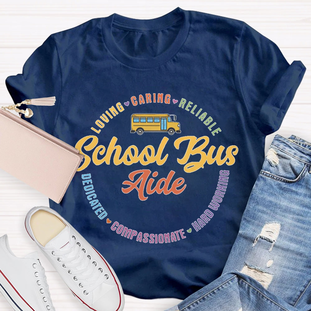 School Bus Aide  Gift T-shirt