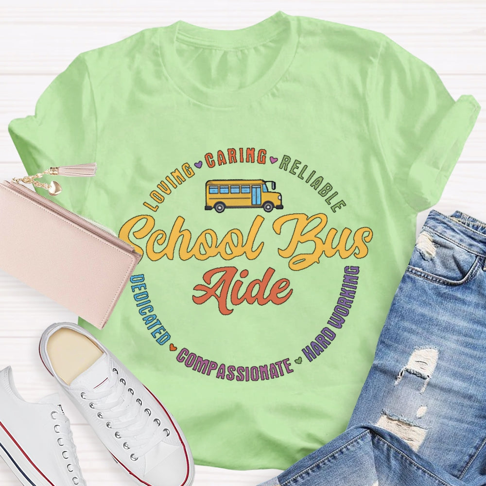 School Bus Aide  Gift T-shirt