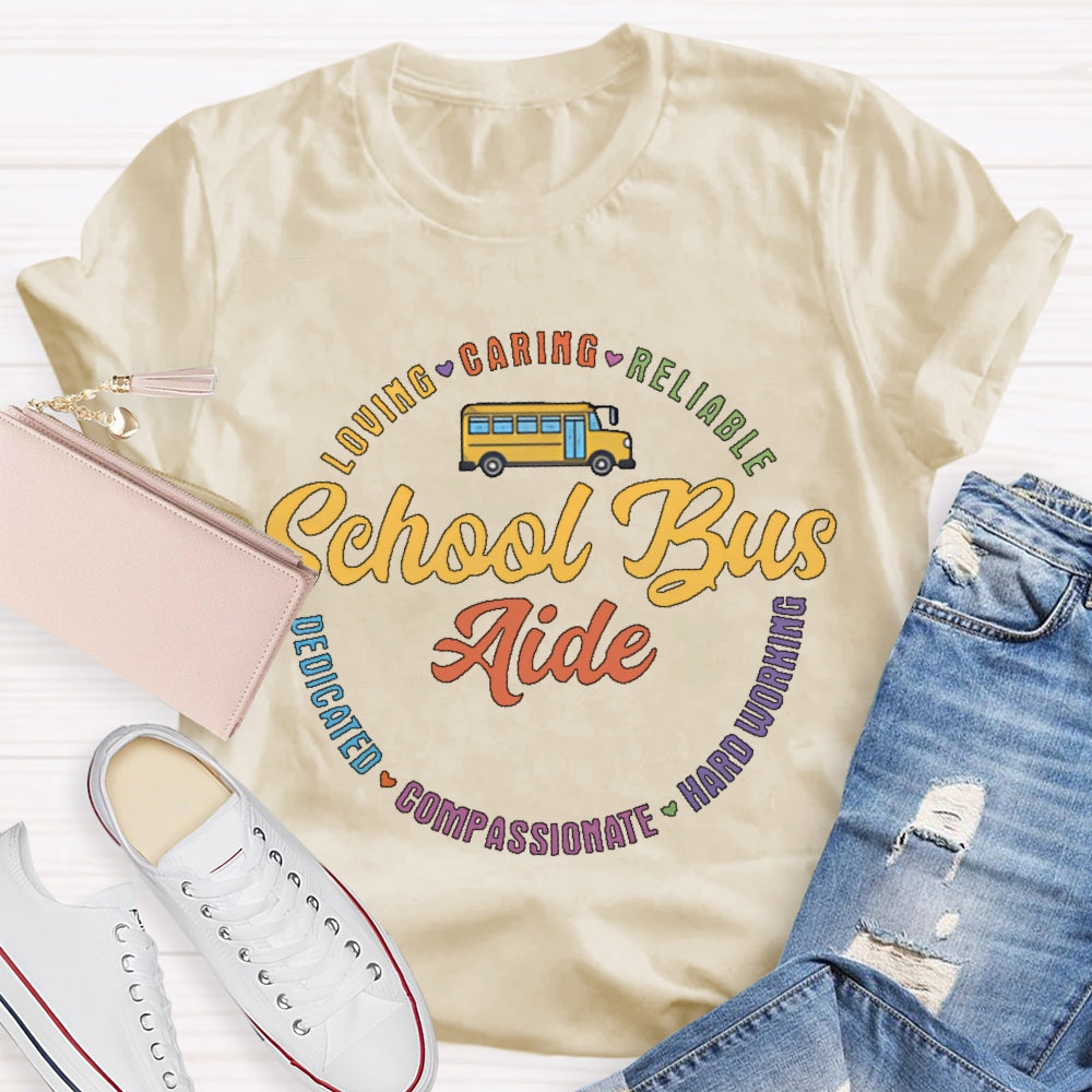 School Bus Aide  Gift T-shirt