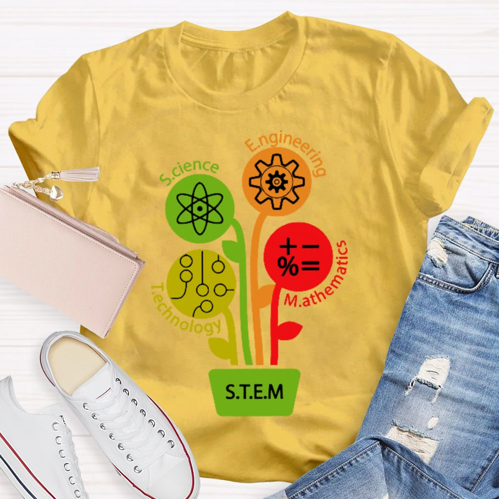 STEM Science Technology Engineering Math Teacher Gift T-shirt