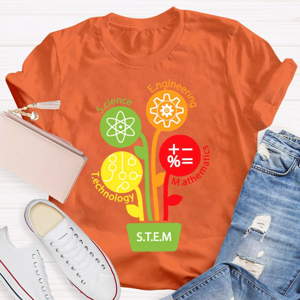 STEM Science Technology Engineering Math Teacher Gift T-shirt