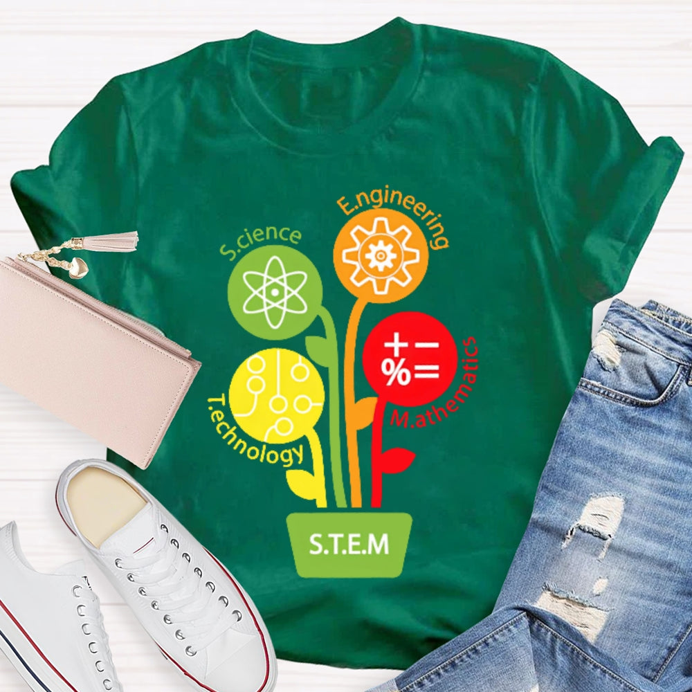 STEM Science Technology Engineering Math Teacher Gift T-shirt